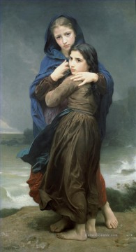  Bouguereau Malerei - Lorage Realismus William Adolphe Bouguereau
